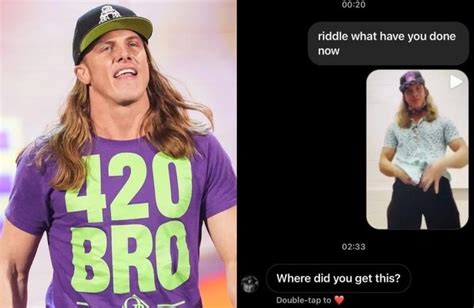 matt riddle video leak|Matt Riddle with a message for people looking for his leaked